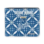 Kansas City Royals Wallet - Personalized Geometric Star Royal Blue White