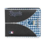 Kansas City Royals Wallet - Personalized Zipper Split Royal Blue Black