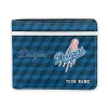 Los Angeles Dodgers Wallet - Personalized Cube Illusion Blue