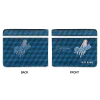 Los Angeles Dodgers Wallet - Personalized Cube Illusion Blue