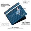 Los Angeles Dodgers Wallet - Personalized Cube Illusion Blue