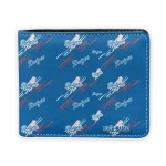Los Angeles Dodgers Wallet - Personalized Streak Motif Blue