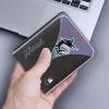 Miami Marlins Wallet - Personalized Zipper Split Blue Black