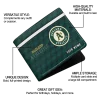 Oakland Athletics Wallet - Personalized Cube Illusion Green