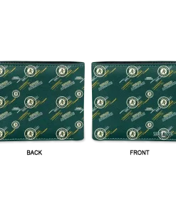 Alternative view of Oakland Athletics Wallet - Personalized Streak Motif Green
