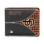 San Francisco Giants Wallet - Personalized Zipper Split Orange Black