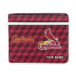 St. Louis Cardinals Wallet - Personalized Cube Illusion Red