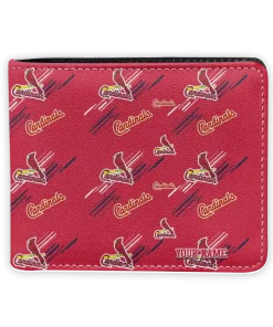 St. Louis Cardinals Wallet - Personalized Streak Motif Red