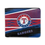 Texas Rangers Wallet - Personalized Checkerboard Brush Red Black