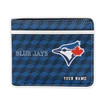 Toronto Blue Jays Wallet - Personalized Cube Illusion Blue