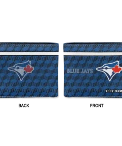 Alternative view of Toronto Blue Jays Wallet - Personalized Cube Illusion Blue