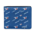 Toronto Blue Jays Wallet - Personalized Streak Motif Blue