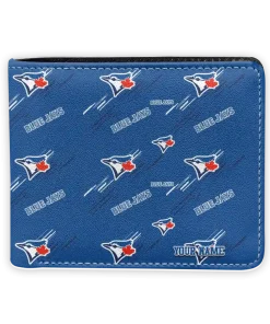 Toronto Blue Jays Wallet - Personalized Streak Motif Blue