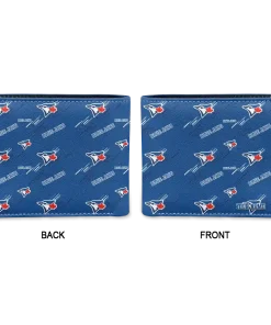 Alternative view of Toronto Blue Jays Wallet - Personalized Streak Motif Blue