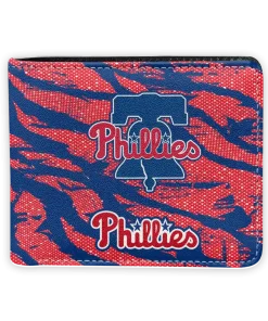 Philadelphia Phillies Wallet - Abstract Stripes Blue
