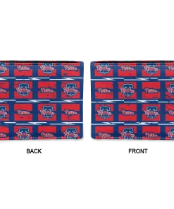 Alternative view of Philadelphia Phillies Wallet - Block Pattern Crocs Red