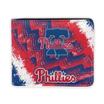 Philadelphia Phillies Wallet - Custom Slim Bifold Blue Orange