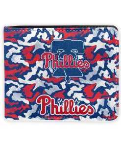 Philadelphia Phillies Wallet - Camouflage Patches Blue White