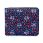 Philadelphia Phillies Wallet - Leopard Texture Blue