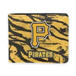 Pittsburgh Pirates Wallet - Abstract Stripes Yellow Black