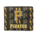 Pittsburgh Pirates Wallet - Bolt Rows Yellow Black