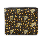 Pittsburgh Pirates Wallet - Leopard Texture Yellow Black
