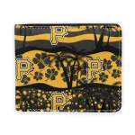 Pittsburgh Pirates Wallet - Palm Paradise Yellow Black