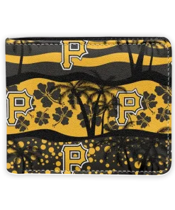 Pittsburgh Pirates Wallet - Palm Paradise Yellow Black