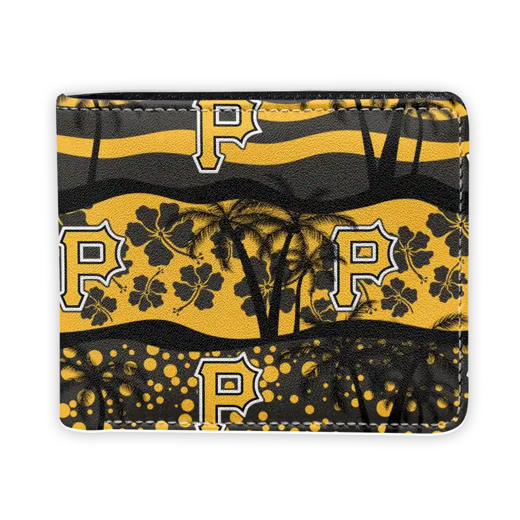 Pittsburgh Pirates Wallet - Palm Paradise Yellow Black
