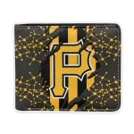 Pittsburgh Pirates Wallet - Torn Stripe Chaos Yellow Black