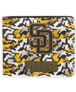 San Diego Padres Wallet - Camouflage Patches Brown White