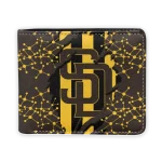San Diego Padres Wallet - Torn Stripe Chaos Yellow Black