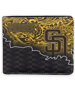 San Diego Padres Wallet - Tribal Fade Fusion Yellow Black