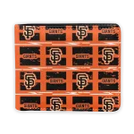 San Francisco Giants Wallet - Block Pattern Crocs Orange Black
