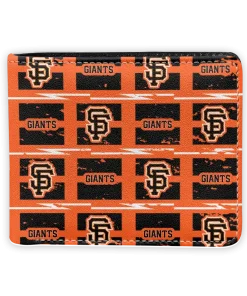 San Francisco Giants Wallet - Block Pattern Crocs Orange Black