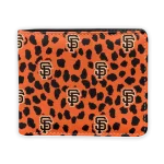 San Francisco Giants Wallet - Leopard Texture Orange