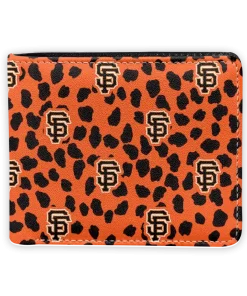 San Francisco Giants Wallet - Leopard Texture Orange