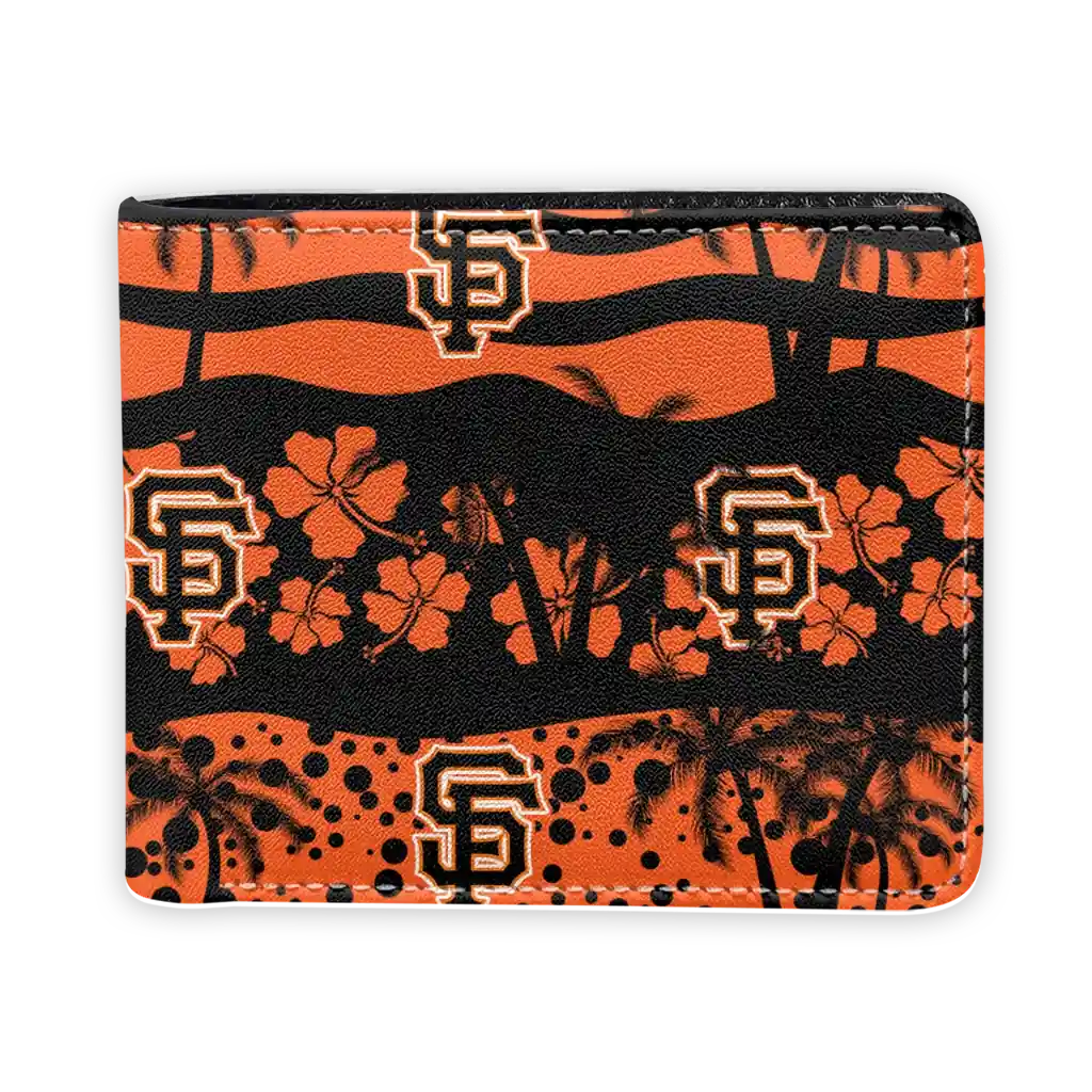San Francisco Giants Wallet - Palm Paradise Orange Black