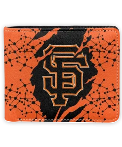 San Francisco Giants Wallet - Torn Stripe Chaos Orange Black