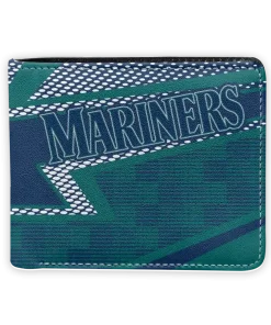 Seattle Mariners Wallet - Arrow Mesh Navy Blue