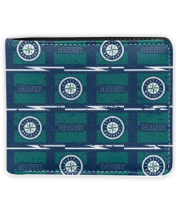 Seattle Mariners Wallet - Block Pattern Crocs Teal