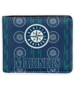 Seattle Mariners Wallet - Bolt Rows Navy Blue