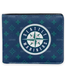 Seattle Mariners Wallet - Iconic Monogram Bloom Navy Blue