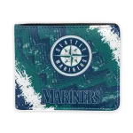 Seattle Mariners Wallet - Custom Engraved Name Navy Blue White