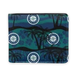 Seattle Mariners Wallet - Palm Paradise Navy Blue Black
