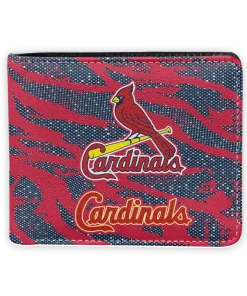 St. Louis Cardinals Wallet - Abstract Stripes Red