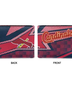 Alternative view of St. Louis Cardinals Wallet - Arrow Mesh Red