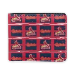 St. Louis Cardinals Wallet - Block Pattern Old Crocs Red
