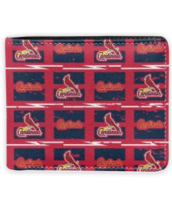 St. Louis Cardinals Wallet - Block Pattern Old Crocs Red