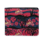 St. Louis Cardinals Wallet - Palm Paradise Red Black